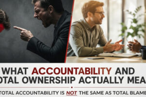 accountability, blame, ownership
