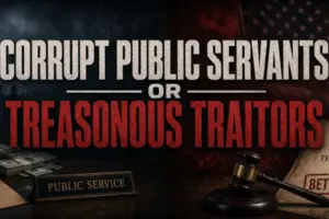 Corrupt Public Servants or Treasonous Traitors