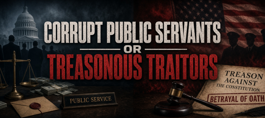 Corrupt Public Servants or Treasonous Traitors